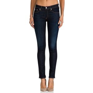 Rag & bone/JEAN skinny dark wash mid rise jeans 29